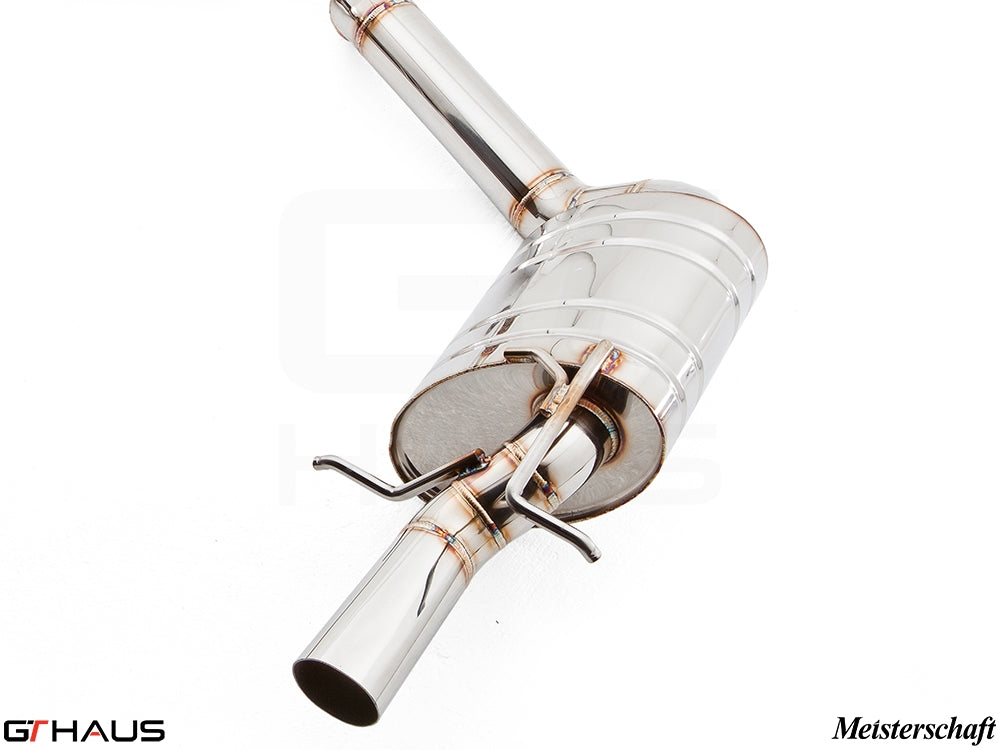 Premium stainless steel exhaust system for Mercedes-Benz W212 E-Class E350/E400 models, enhancing performance and sound.