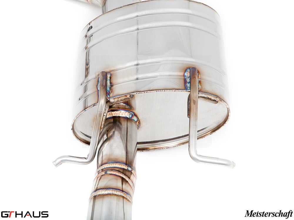 Premium exhaust system for Mercedes-Benz W218 CLS-Class CLS400/450 featuring high-quality stainless steel construction.