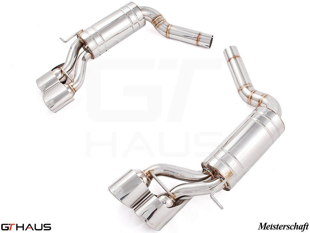 Premium stainless steel exhaust system for Mercedes-Benz W219 CLS-Class CLS350 V6, enhancing performance and sound.