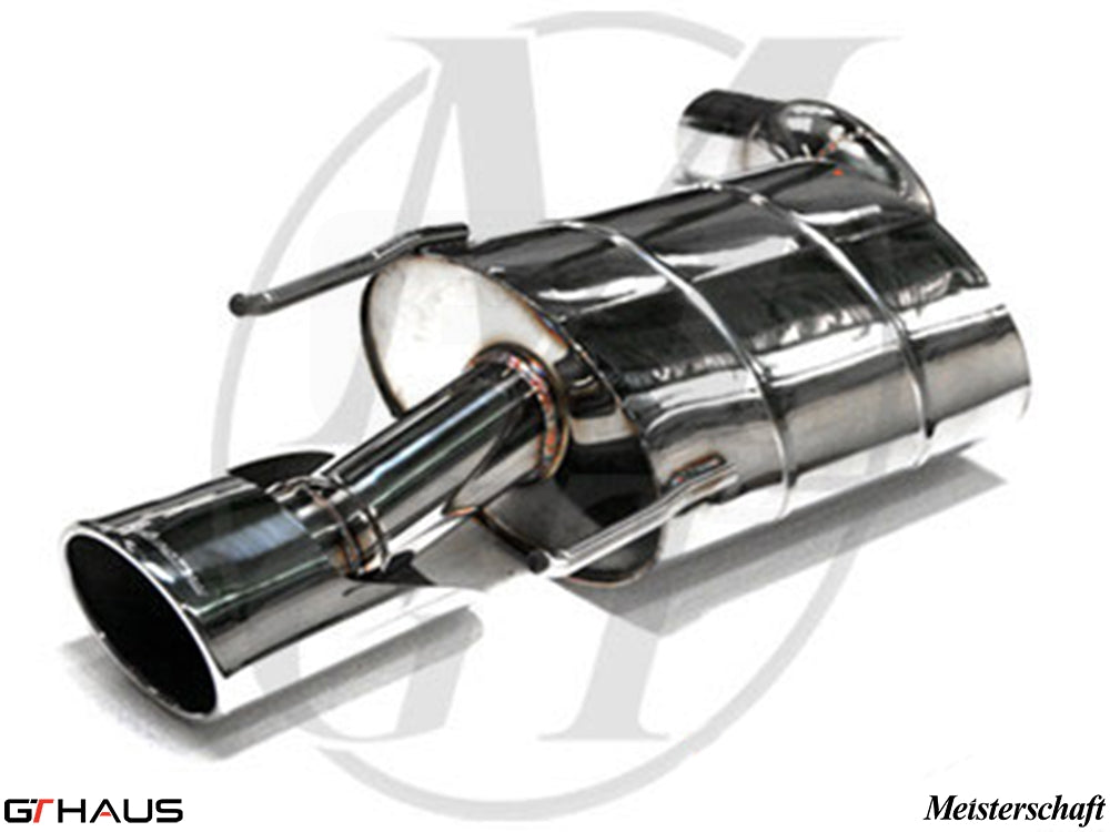 Premium stainless steel exhaust system for Mercedes-Benz W221 S-Class S600 V12, enhancing performance and sound.