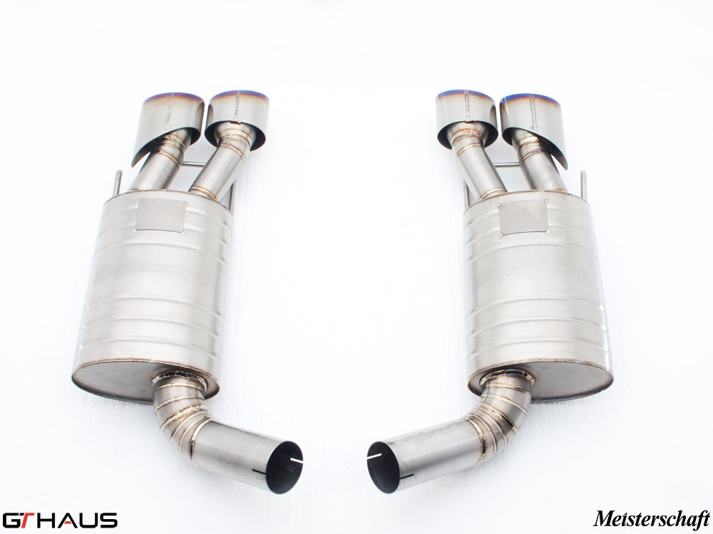 Premium stainless steel exhaust system for Mercedes-Benz W221 S-Class S600 V12, enhancing performance and sound.