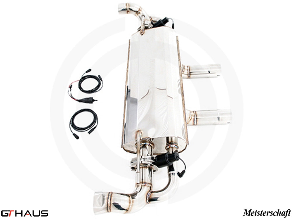 Premium exhaust system for Mercedes-Benz GLS 63/63S AMG, featuring T304 stainless steel and electronic valve control.