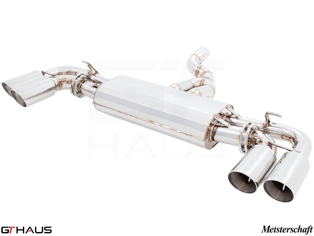 Premium performance exhaust system for Porsche Cayenne SUV/Coupe (2019-2023) featuring stainless steel construction.