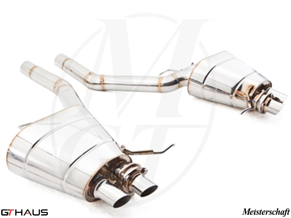 Premium exhaust system for Rolls Royce Dawn V12 Bi-turbo Coupe, enhancing performance and sound. Handcrafted quality.