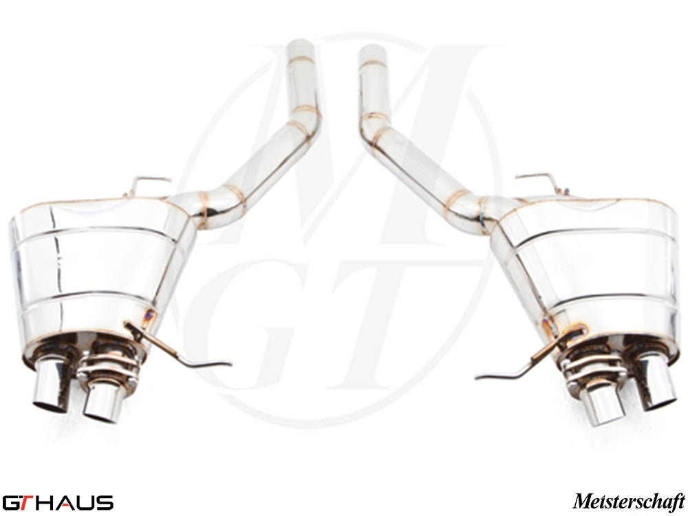 Premium exhaust system for Rolls Royce Ghost V12 Bi-turbo sedan, enhancing performance and sound. Handcrafted quality.