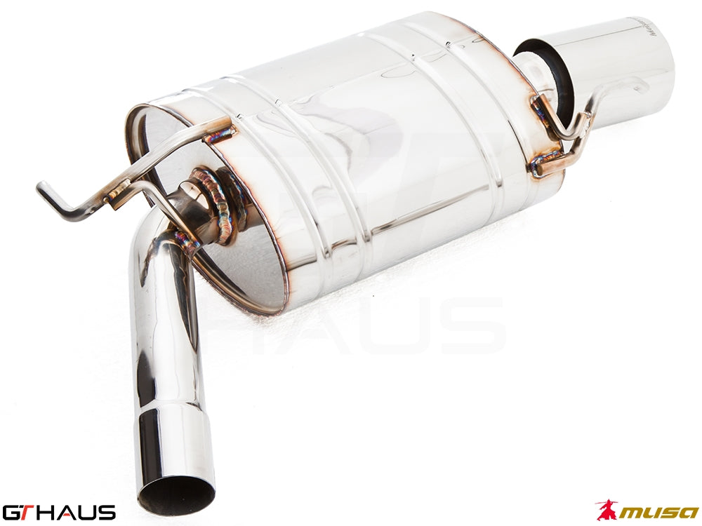 Premium stainless steel exhaust system for Infiniti G37/Q40 Sedan 3.7L V6, enhancing performance and sound.