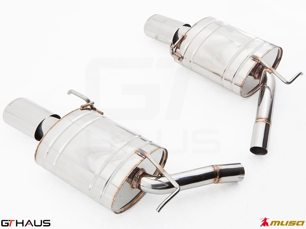 Premium stainless steel exhaust system for Infiniti G37, G37S, and Q40 Sedan, enhancing performance and sound.