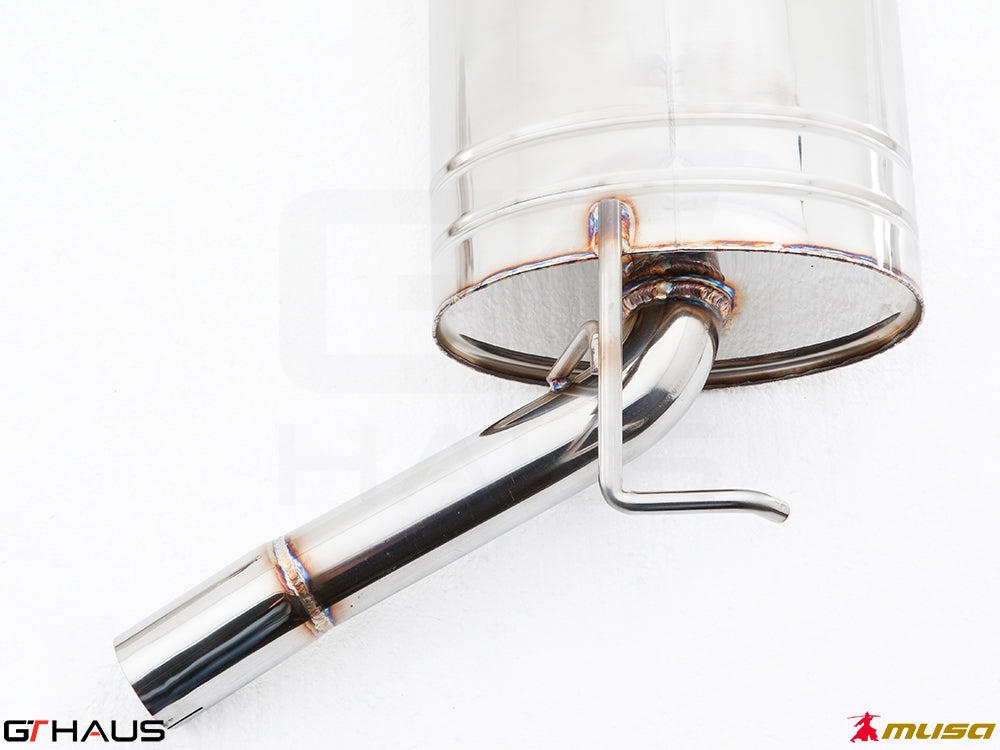 Premium stainless steel exhaust system for Infiniti G37, G37S, Q40 Sedan 3.7L V6, designed for enhanced performance.