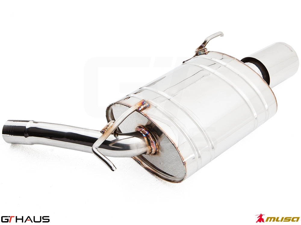 Premium performance exhaust system for Infiniti G37/Q40 Sedan, featuring stainless steel construction and enhanced sound.