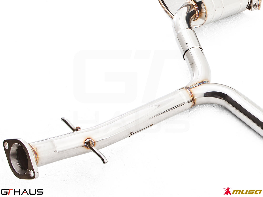 Premium stainless steel exhaust system for Lexus IS 250/350 V6 Sedan, enhancing performance and sound.