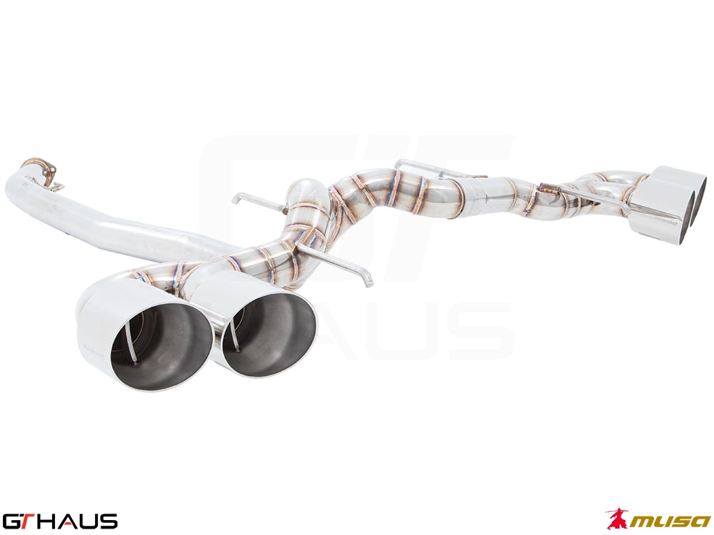 Premium performance exhaust system for Nissan R35 Skyline GT-R, featuring a V6 turbo coupe design for enhanced sound and power.