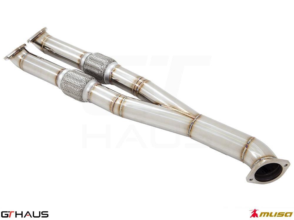 Nissan (R35) Skyline GT-R GTR Straight Pipe Mid Section 3.5 inch - 90mm