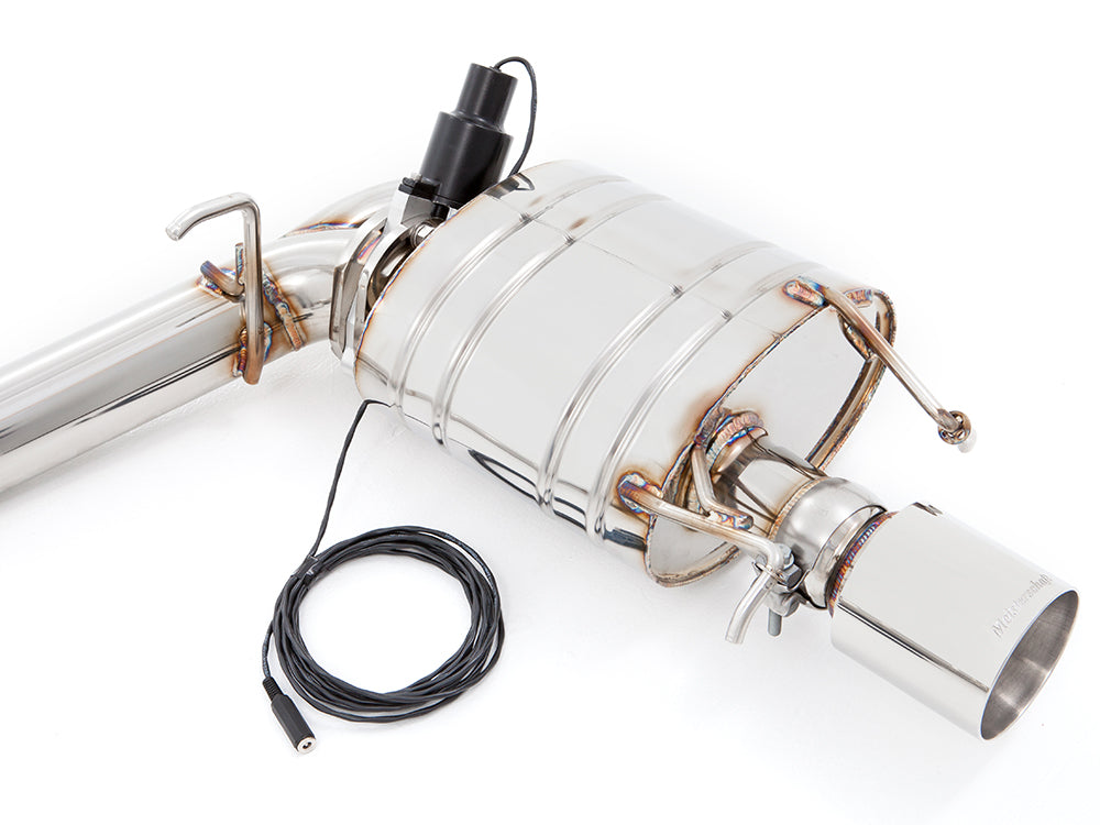 Premium exhaust system for Cadillac CTS-V Sedan and Wagon [2008-2015], featuring stainless steel construction and electronic valve control.