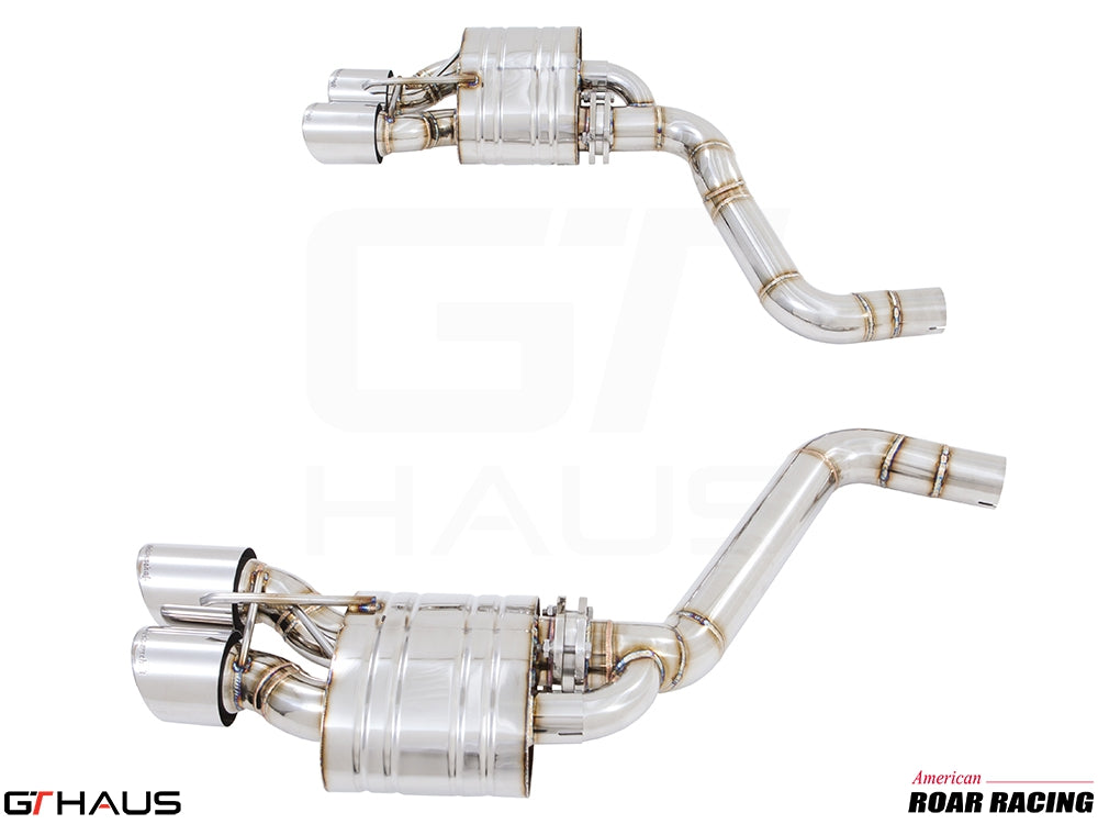 Premium exhaust system for Dodge Challenger DEMON, Redeye, and Jail Break, featuring stainless steel construction and performance design.