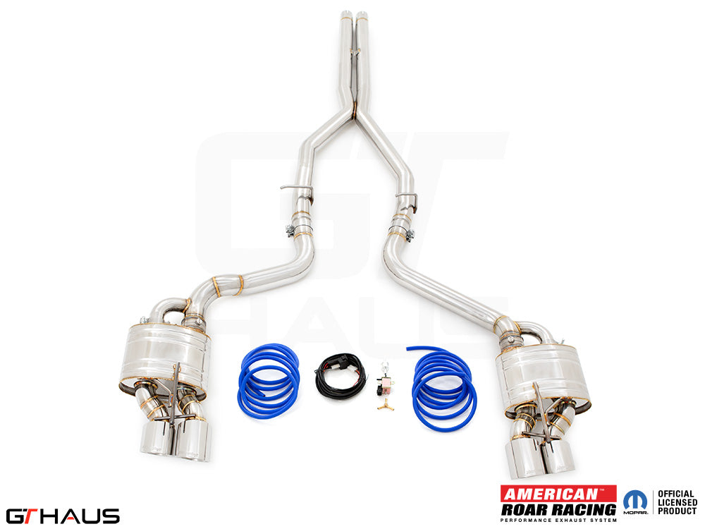 Premium performance exhaust system for 2015+ Dodge Challenger SRT8, Scat-pack, and Hellcat 707 models.