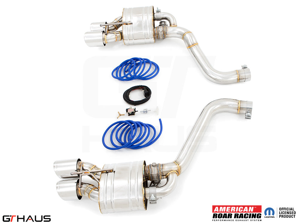 Premium performance exhaust system for 2015+ Dodge Challenger SRT8, Scat-pack, and Hellcat 707 models.