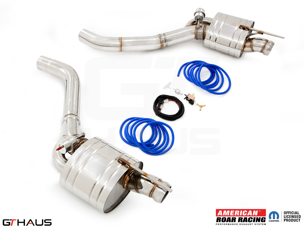 Premium performance exhaust system for 2015+ Dodge Challenger SRT8, Scat-pack, and Hellcat 707 models.