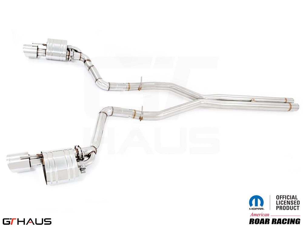 Premium performance exhaust system for Dodge Charger SRT8, Scat-pack, Hellcat 707, and Redeye models (2015+).