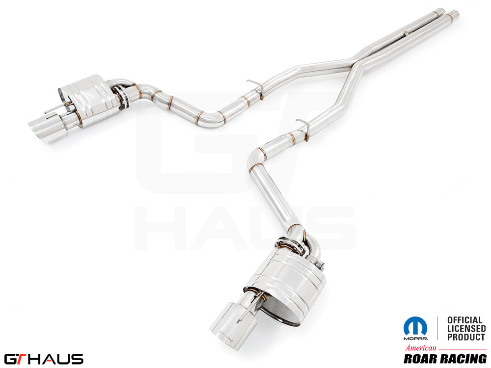 Premium performance exhaust system for 2015+ Dodge Charger SRT8, Scat-pack, Hellcat 707, and Redeye models.