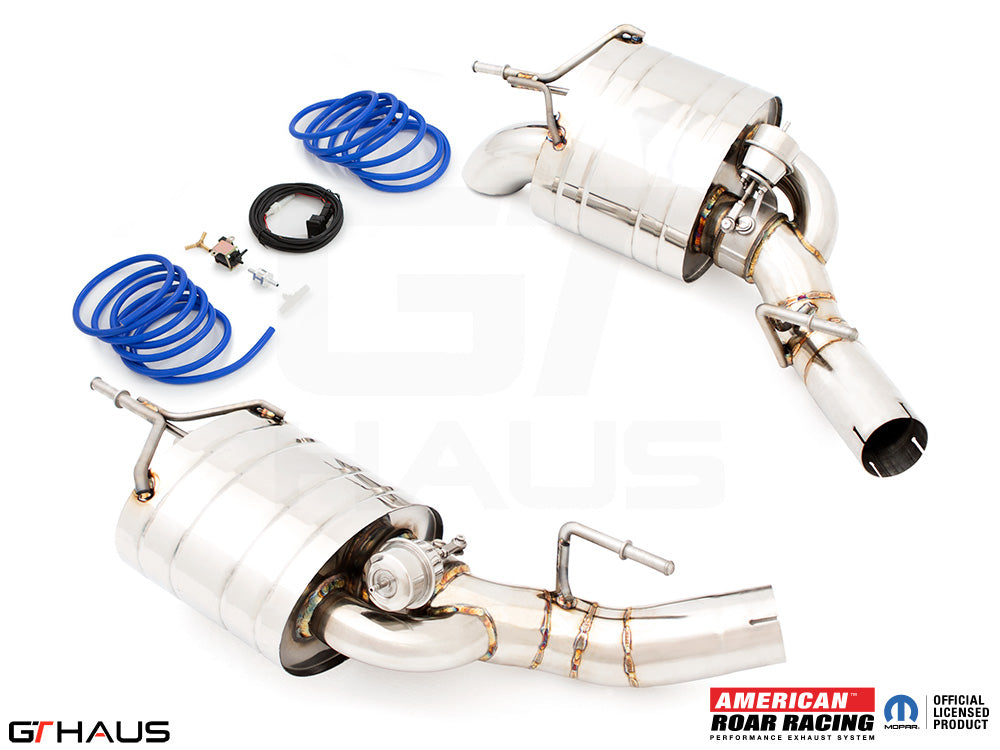 Premium exhaust system for 2020+ Jeep Wagoneer 3.0T V6, featuring stainless steel construction and enhanced performance.