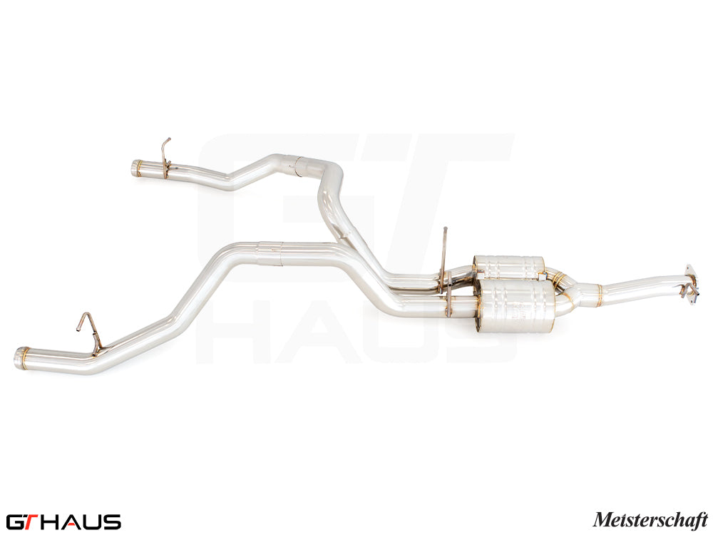 Premium performance exhaust system for RAM 1500 (5.7 HEMI V8) 2019+, featuring stainless steel construction and enhanced flow.