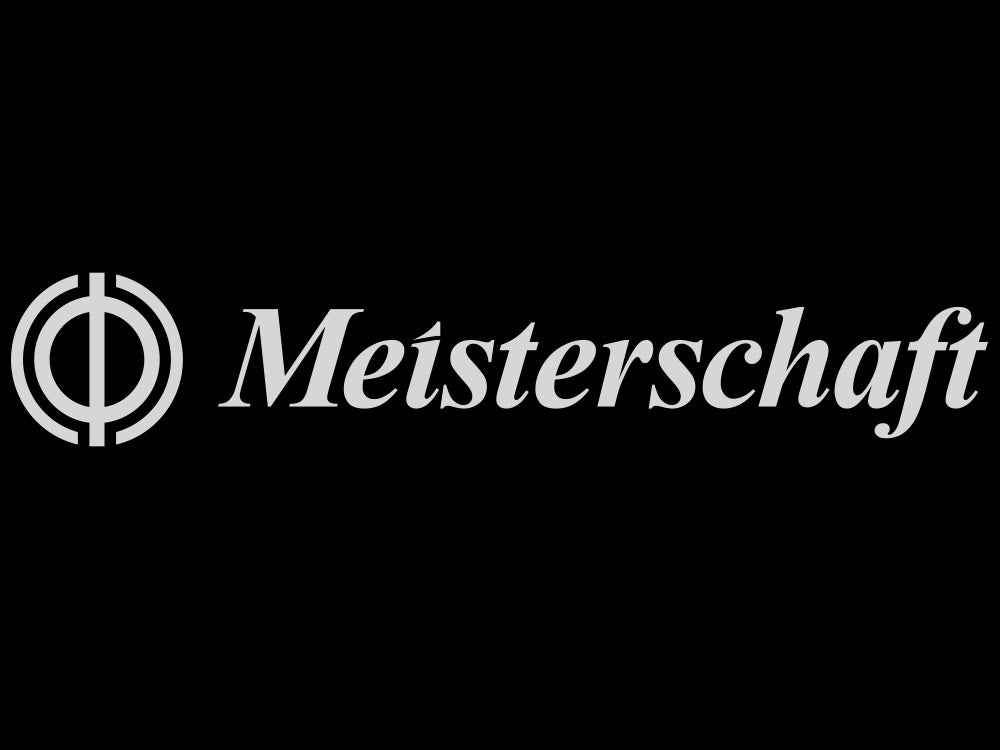 Meisterschaft Icon Decal set with transparent background, featuring sleek logo design for automotive enthusiasts.