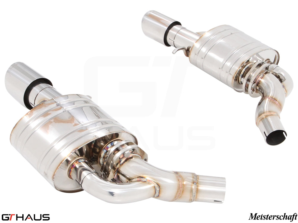 Premium performance exhaust system for Audi A8/S8 D4, featuring stainless steel construction and enhanced sound.