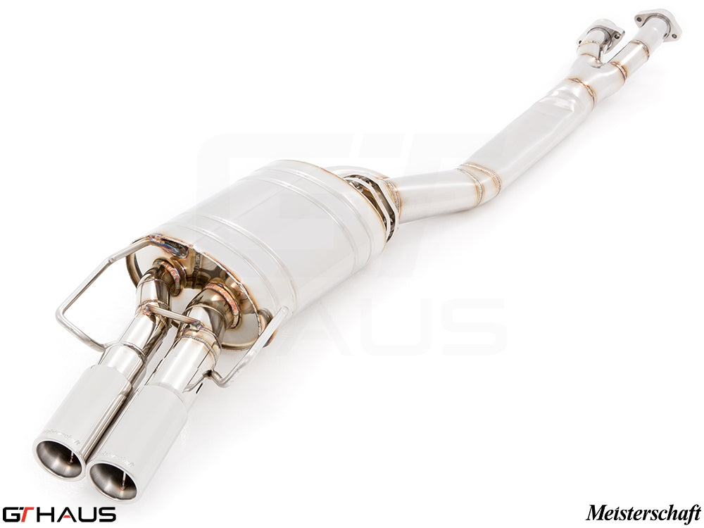 Premium Meisterschaft exhaust system for BMW E36 M3 3.0L/3.2L Coupe and Cabrio, enhancing performance and sound.