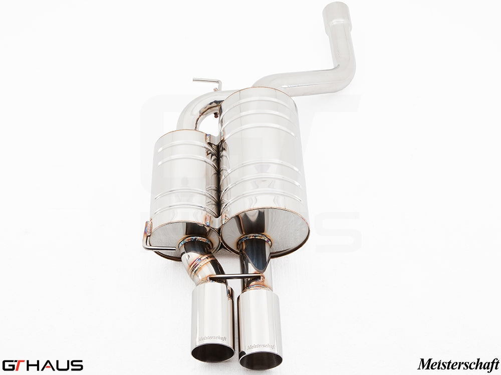 Premium Meisterschaft exhaust system for BMW E60/61 5 Series 525i/xi, 528i/xi, 530i/xi (2004-2010). T304 stainless steel.