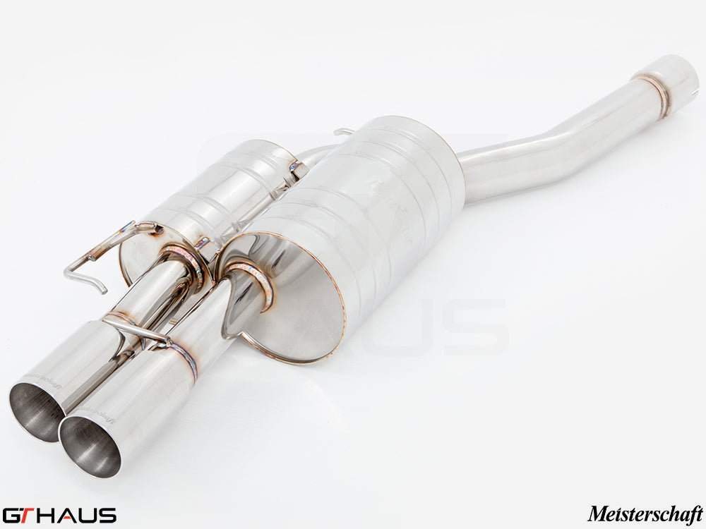 Premium stainless steel exhaust system for BMW E60/61 535i/xi, designed for enhanced performance and sound.