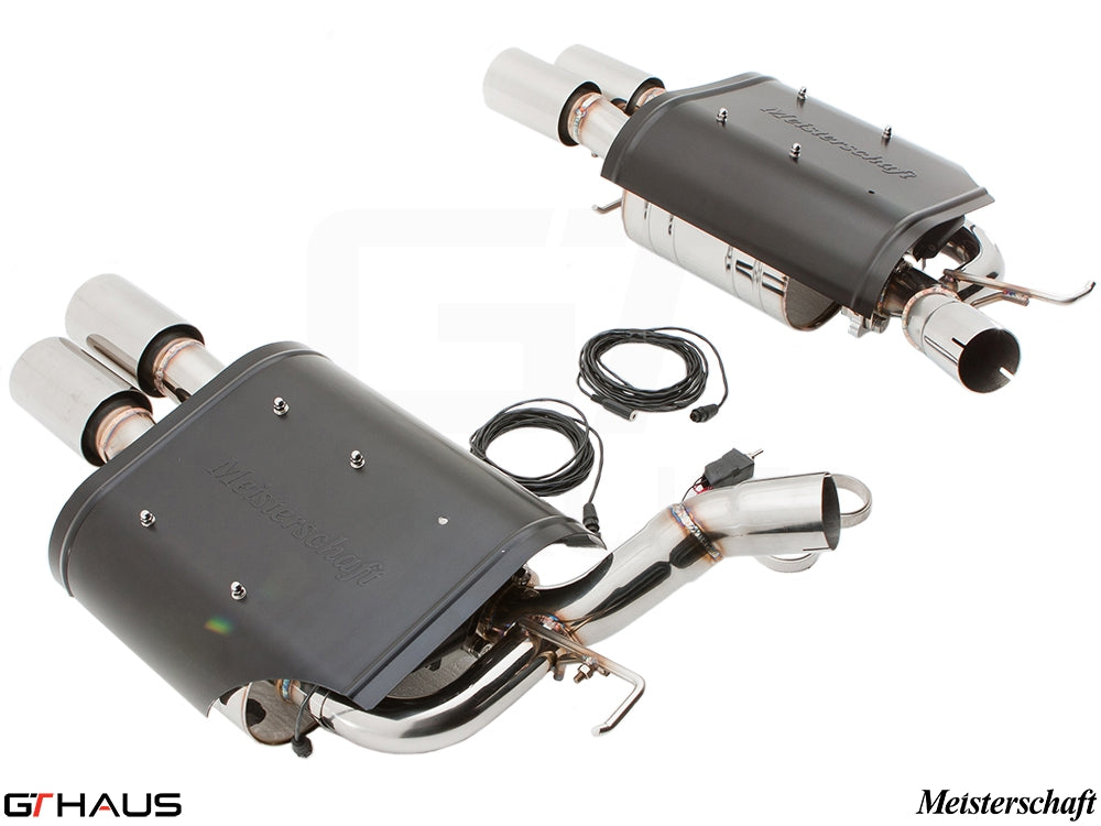 Premium Meisterschaft exhaust system for BMW E63/64 645Ci/650Ci, enhancing performance and sound from 2004-2010 models.