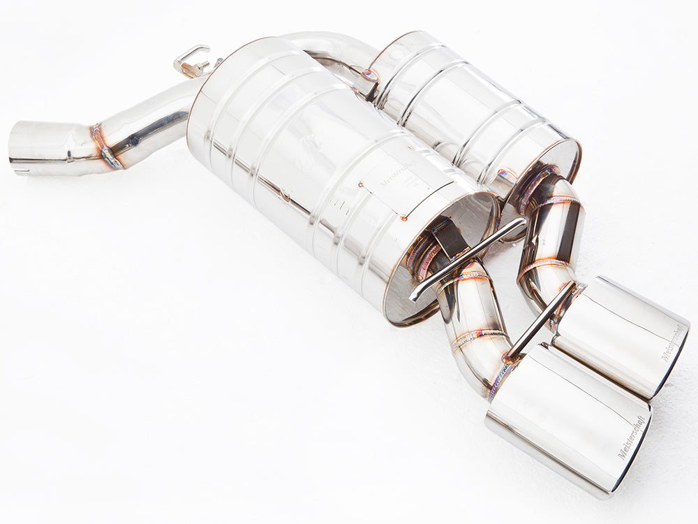 Premium stainless steel exhaust system for BMW E63/64 6 Series 645Ci/650Ci, enhancing performance and sound.