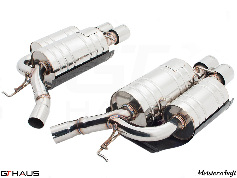 Premium Meisterschaft exhaust system for BMW E63/64 6 Series 645Ci/650Ci, enhancing performance and sound.