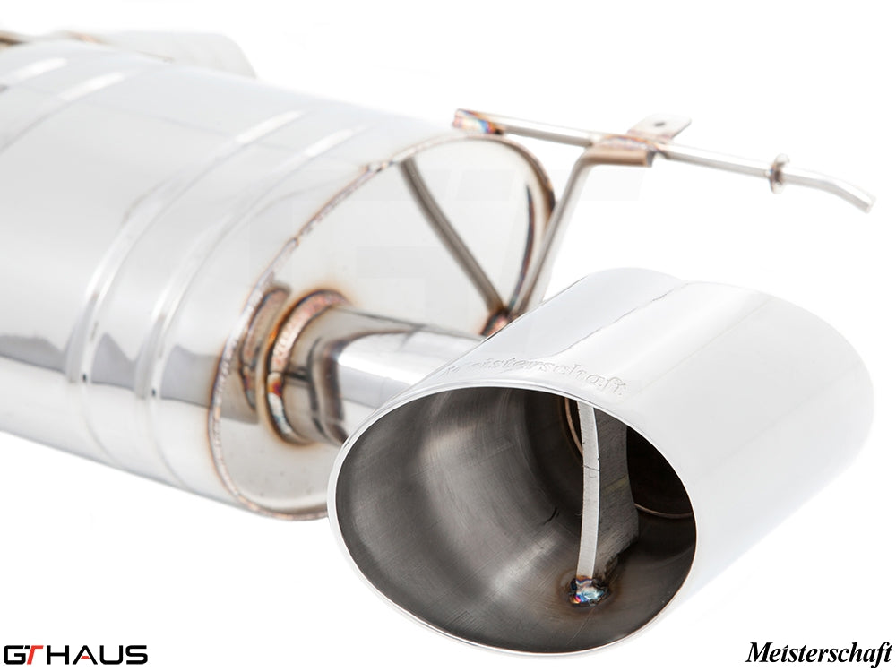 Premium exhaust system for BMW E70 X5 3.5i, featuring polished stainless steel and precision craftsmanship.