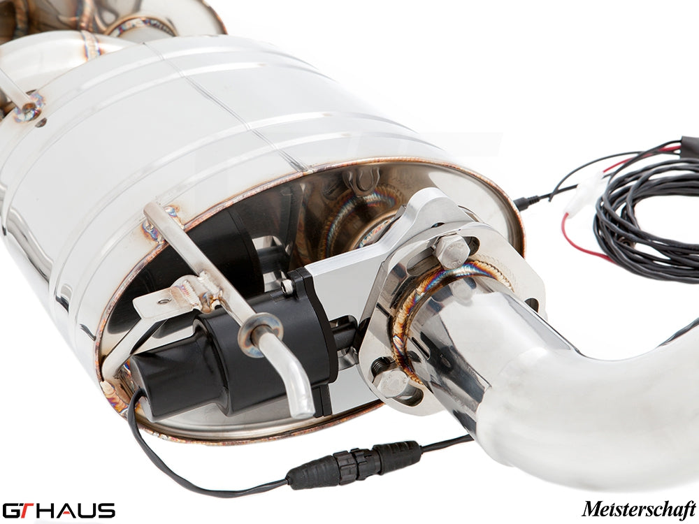 Premium exhaust system for BMW E70 X5 3.5i, featuring electronic valve control and stainless steel construction.