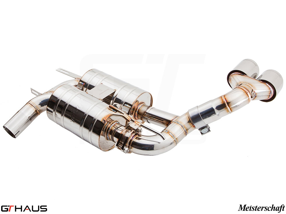 Premium performance exhaust system for BMW E70 X5 SAV 4.8i, featuring stainless steel construction and enhanced sound.