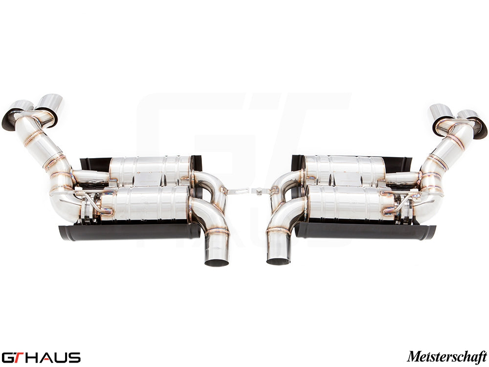 Premium exhaust system for BMW E70 X5 5.0i, featuring stainless steel construction and advanced valve control.