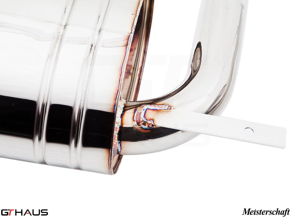 Premium stainless steel exhaust tip for BMW E71 X6 SAV Sport 3.5i, showcasing precision craftsmanship and durability.