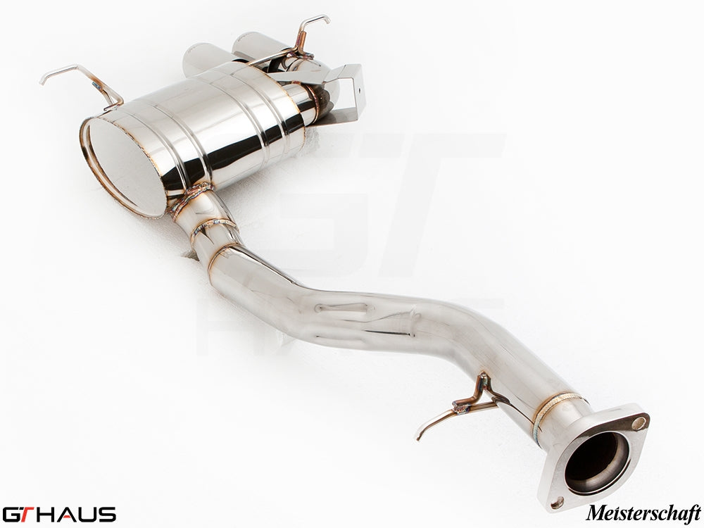 Premium exhaust system for BMW E82/88 1 Series 135i, featuring stainless steel construction and electronic valve control.