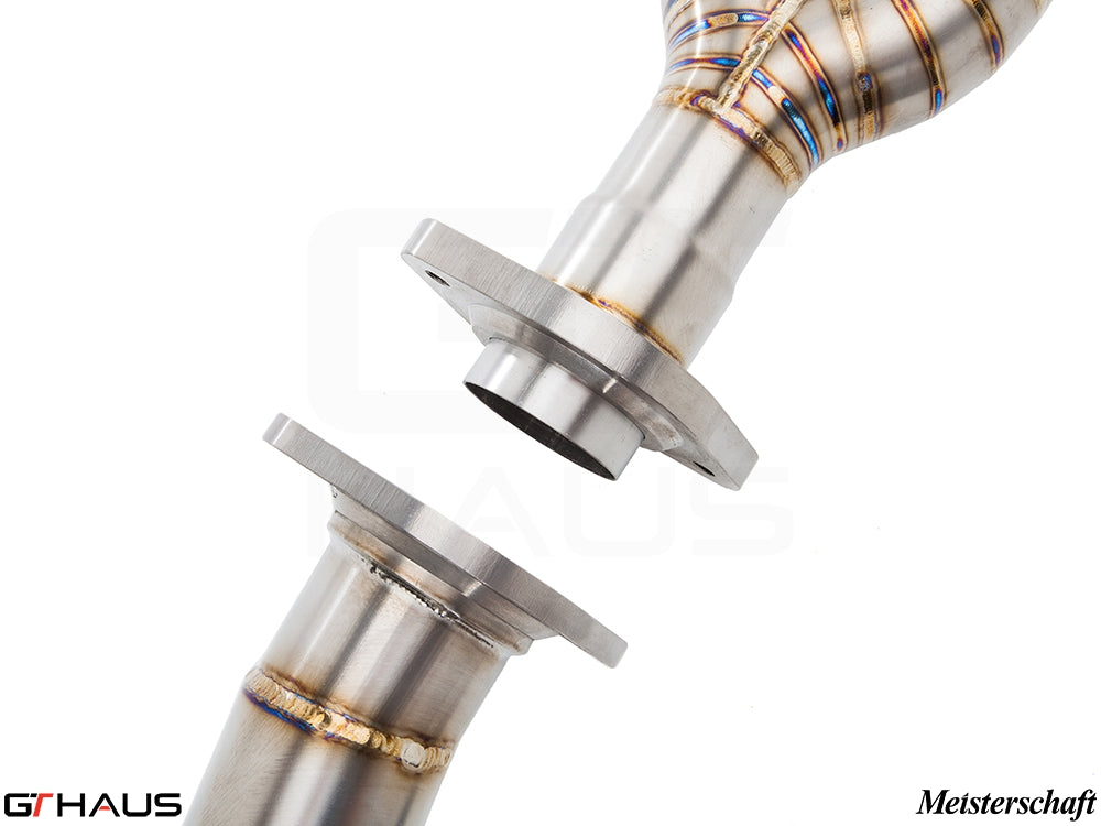 Premium performance exhaust system for BMW E82/88 1 Series 1M featuring high-quality stainless steel construction.