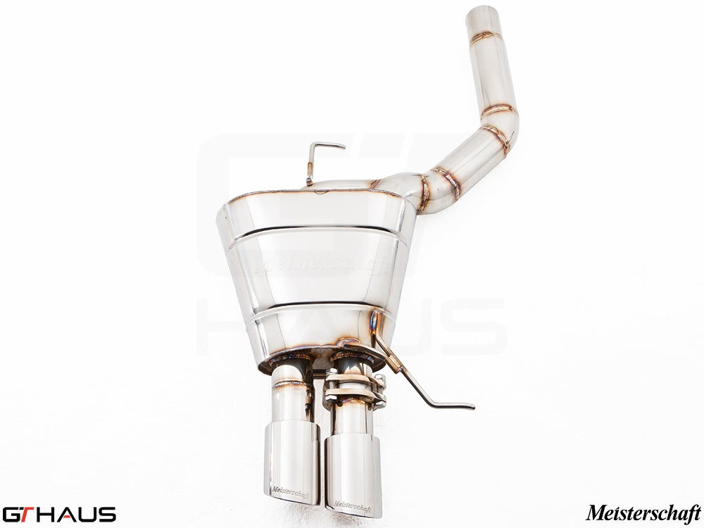 Premium Meisterschaft exhaust system for BMW F10 5 Series 523i/528i Inline 6, enhancing performance and sound.