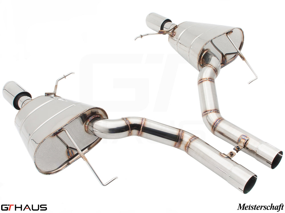 Premium performance exhaust system for BMW F12/F13 640i Coupe/Convertible, featuring stainless steel construction and enhanced sound.