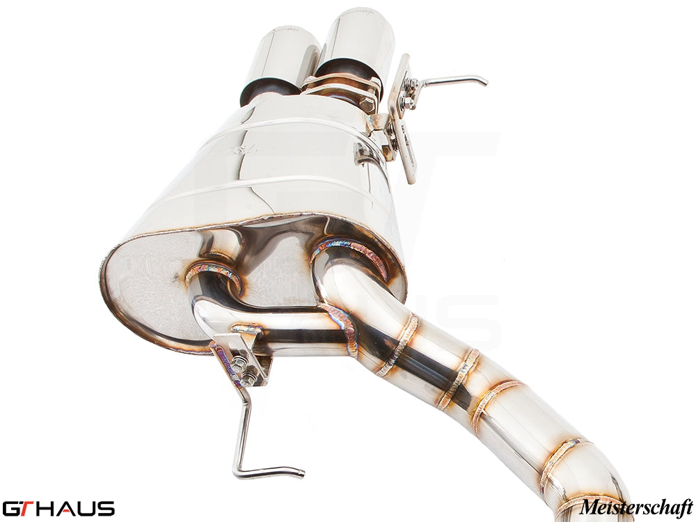 Premium exhaust system for BMW F12/F13 650i, featuring stainless steel construction and electronic valve control.