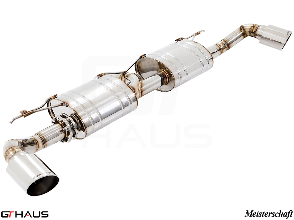 Premium performance exhaust system for BMW F15 X5 SAV 3.5i, featuring stainless steel construction and enhanced sound.