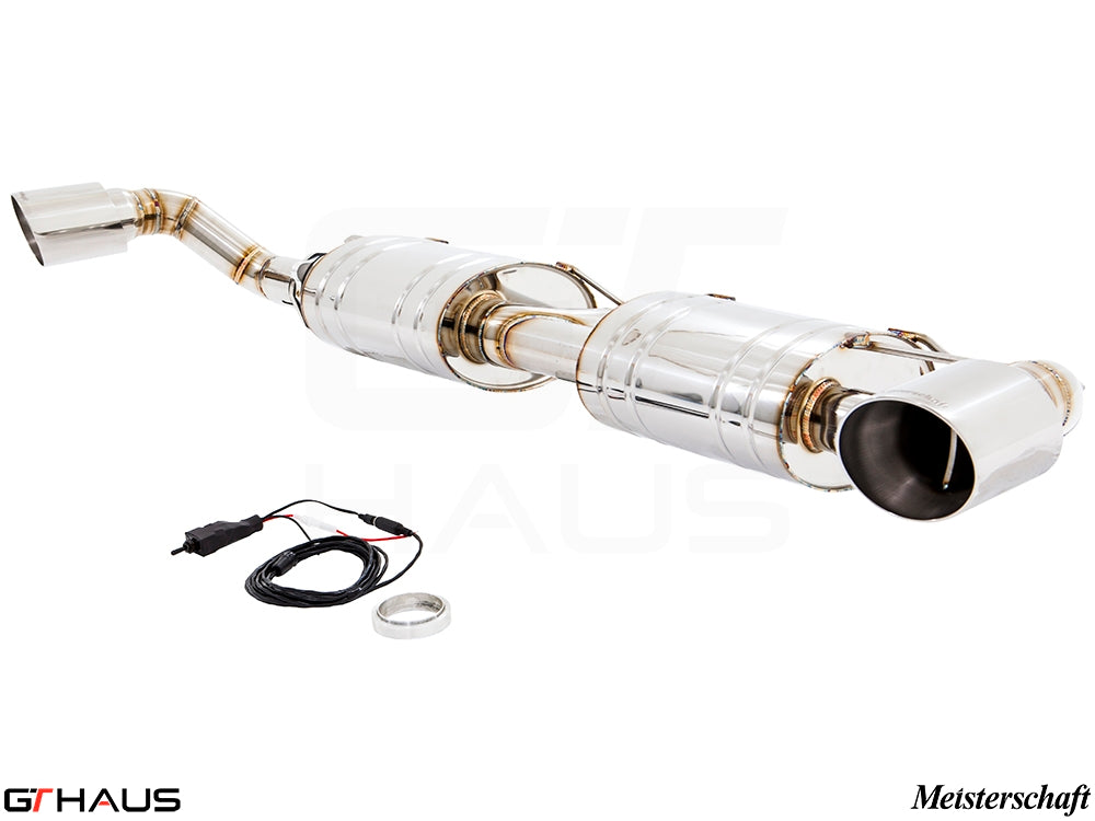 Premium performance exhaust system for BMW F16 X6 SAV 3.5i, featuring stainless steel construction and electronic valve control.