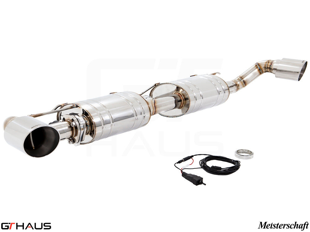 Premium performance exhaust system for BMW F16 X6 SAV 3.5i, featuring stainless steel construction and electronic valve control.