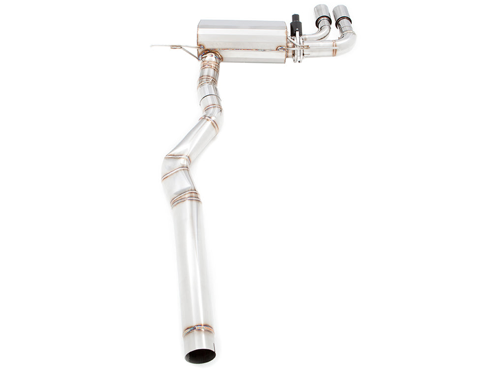 Premium stainless steel exhaust system for BMW F30/F31/F34/F36 3 Series, enhancing performance and sound.