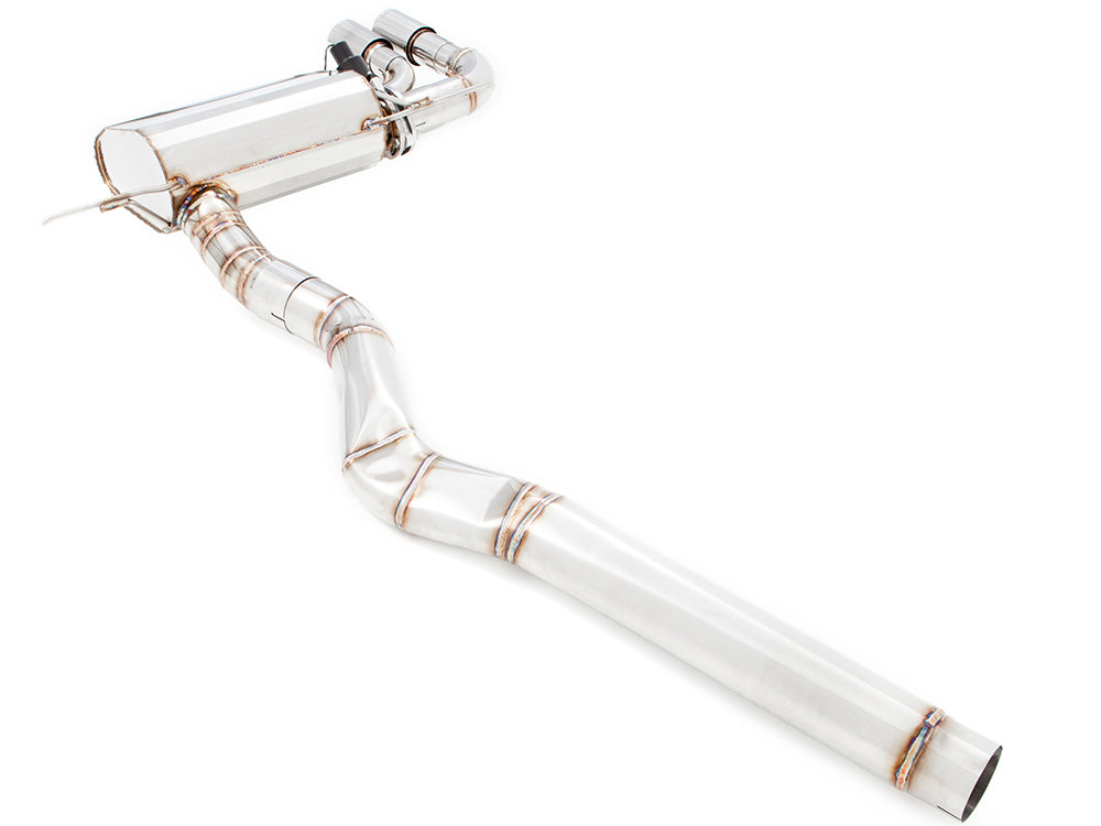 Premium stainless steel exhaust system for BMW F30/F31/F34/F36 3 Series 320i, 328i, 330i/xi, enhancing performance and sound.