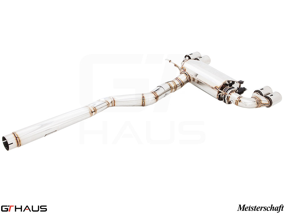 Premium exhaust system for BMW F32/F33 4 Series 435/440i/xi (2014-2019), featuring stainless steel construction and electronic valve control.