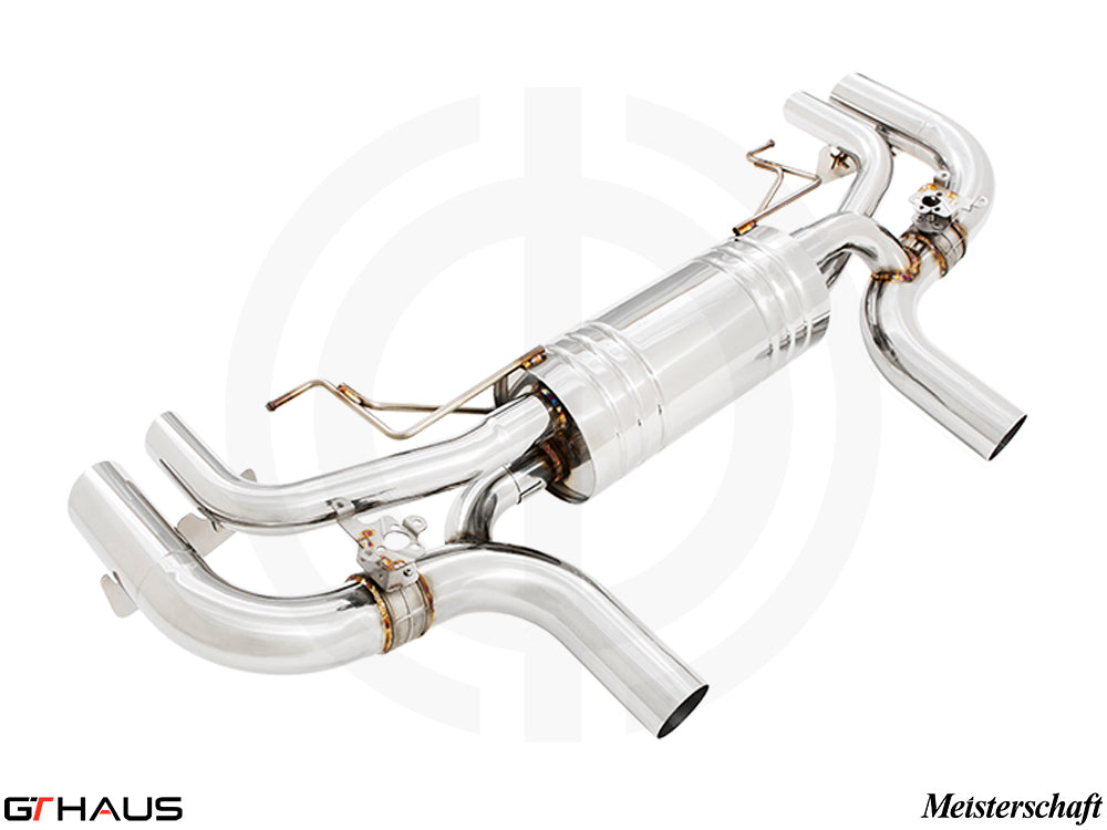 Premium exhaust system for BMW G11/G12 7 Series 760i/Li Bi-turbo V12, enhancing performance and sound from 2016-2019.